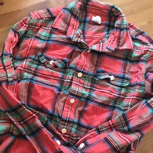 Kids J Crew Flannel Button Down